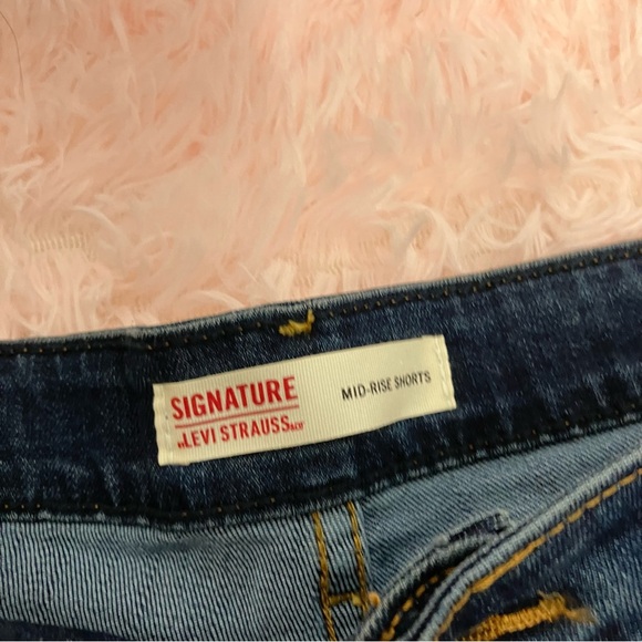 Levi’s Jean Shorts 14 Women Mid-rise 5” New Casual Denim - Picture 3 of 6